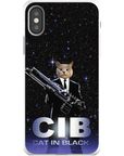 'Cat in Black' Personalized Phone Case