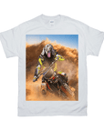 'The Motocross Rider' Personalized Pet T-Shirt