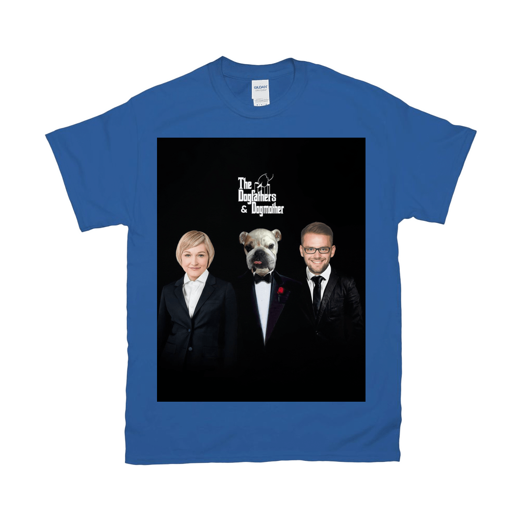 &#39;The Dogfathers &amp; Dogmother&#39; Personalized Pet/Human T-Shirt
