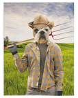 'The Farmer' Personalized Pet Blanket