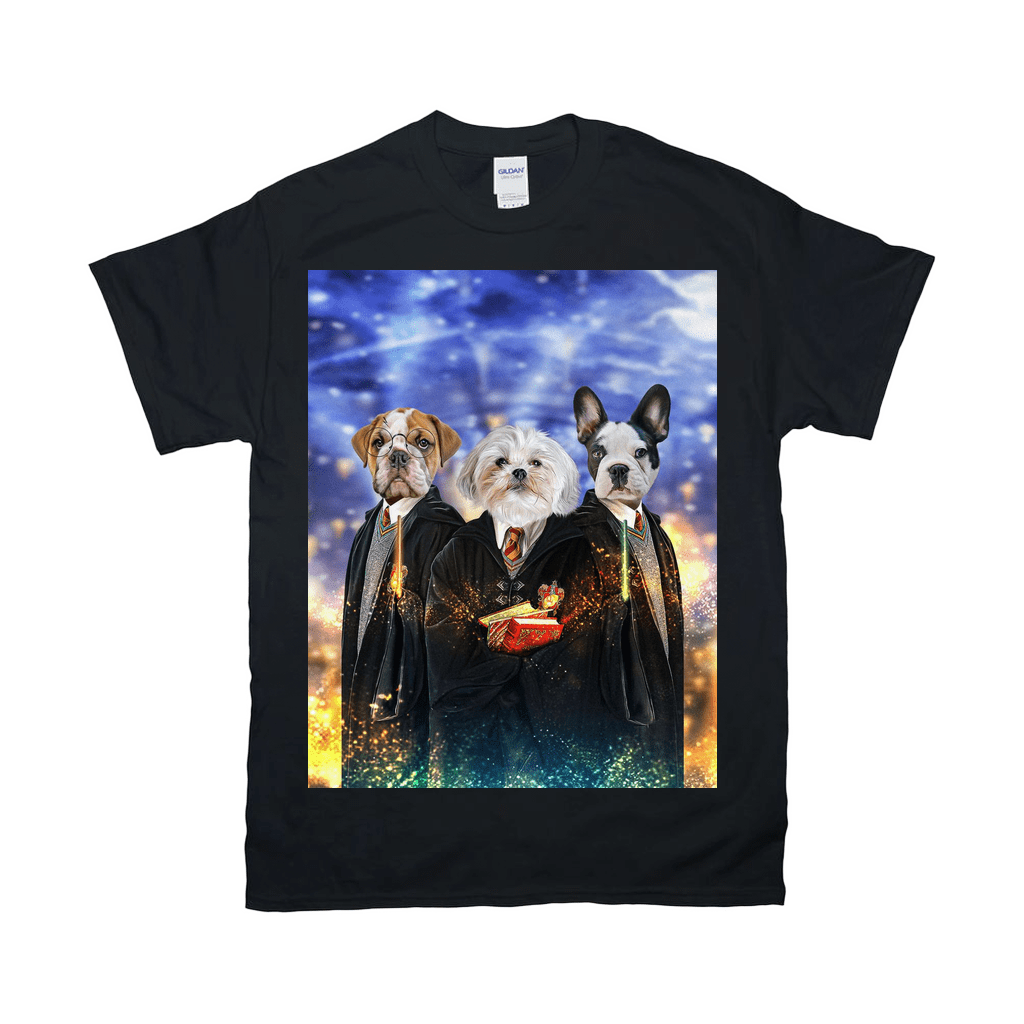 Camiseta personalizada con 3 mascotas &#39;Harry Doggers&#39; 