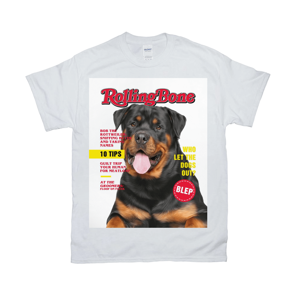 &#39;Rolling Bone&#39; Personalized Pet T-Shirt