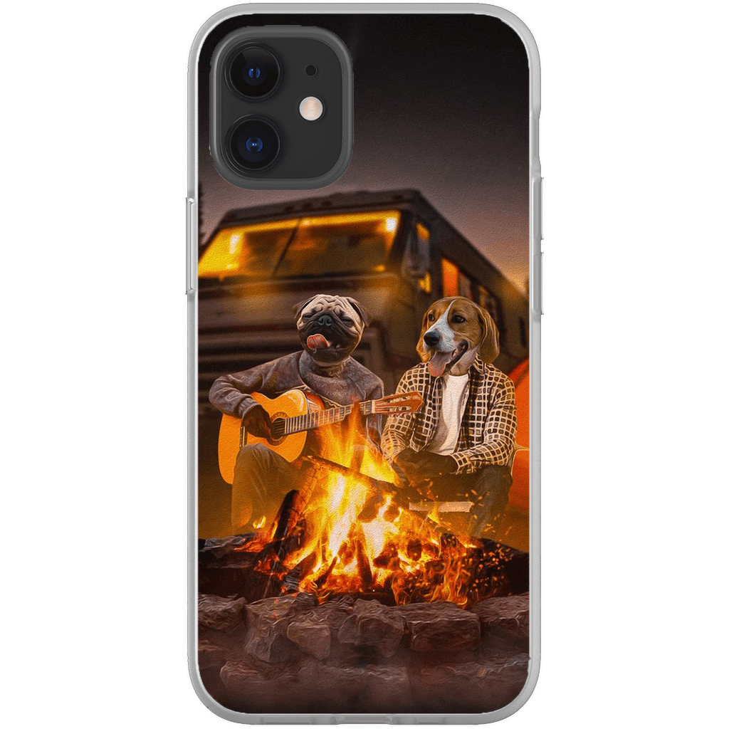 &#39;The Campers&#39; Personalized 2 Pet Phone Case
