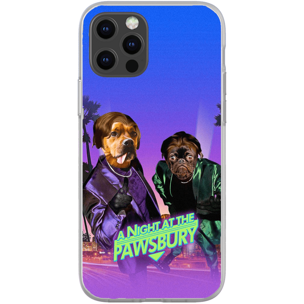 &#39;A Night at the Pawsbury&#39; Personalized 2 Pet Phone Case