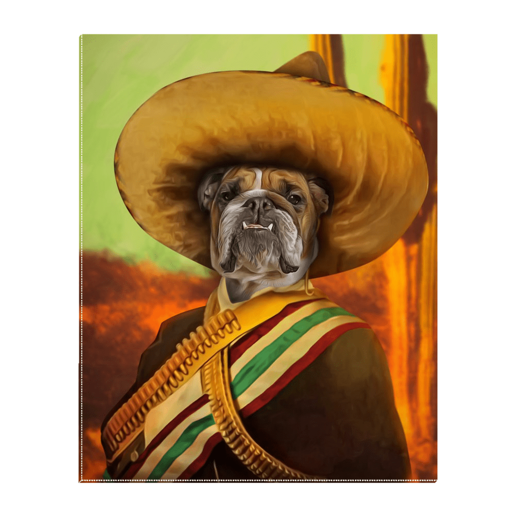 'El Jefe' Personalized Pet Standing Canvas
