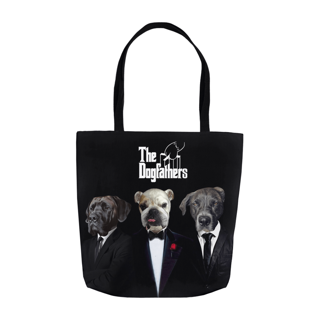 &#39;The Dogfathers&#39; Personalized 3 Pet Tote Bag
