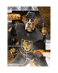'Las Vegas Doggos Hockey' Personalized Pet Standing Canvas