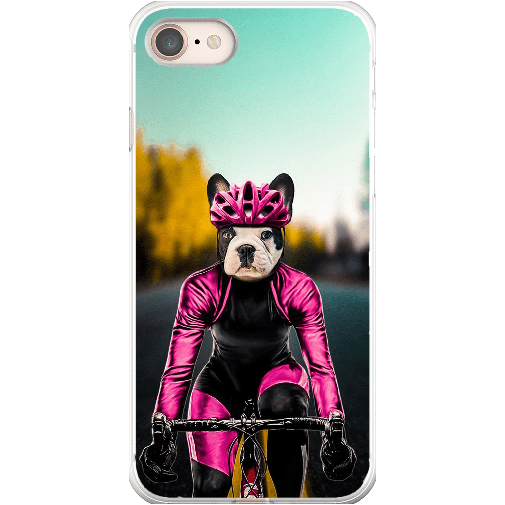 &#39;The Female Cyclist&#39; Personalized Phone Case