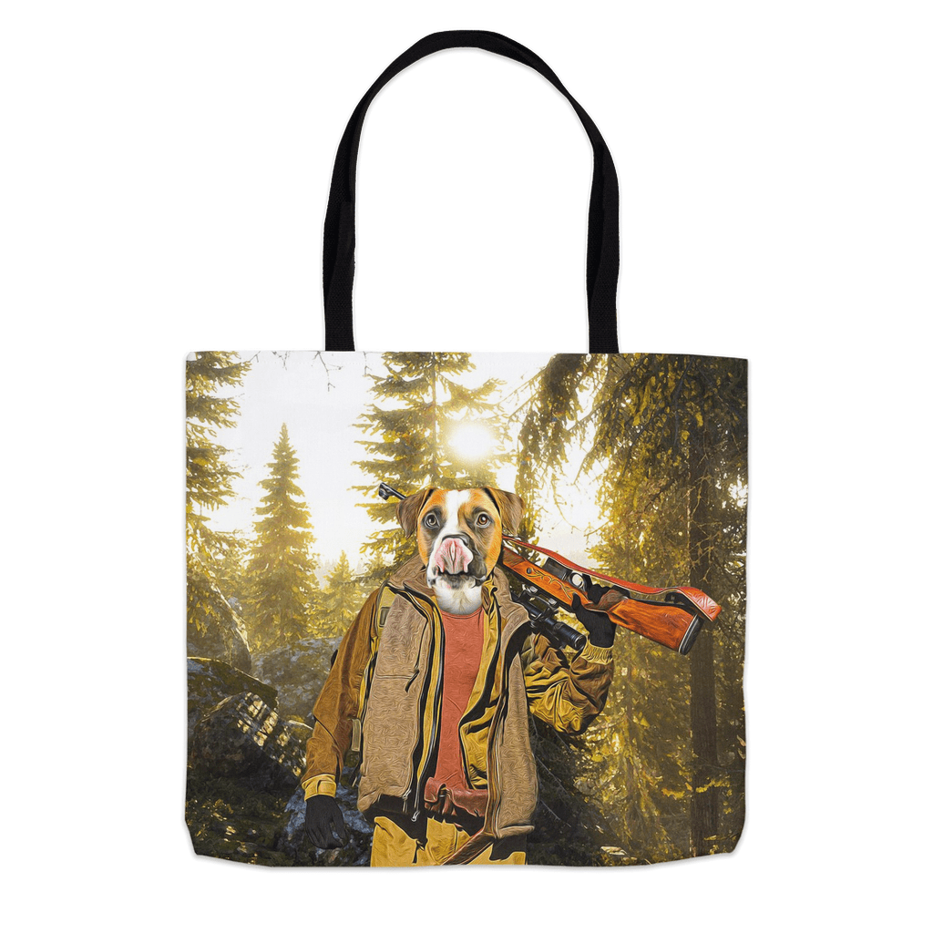 &#39;The Hunter&#39; Personalized Tote Bag