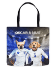 'England Doggos' Personalized 2 Pet Tote Bag