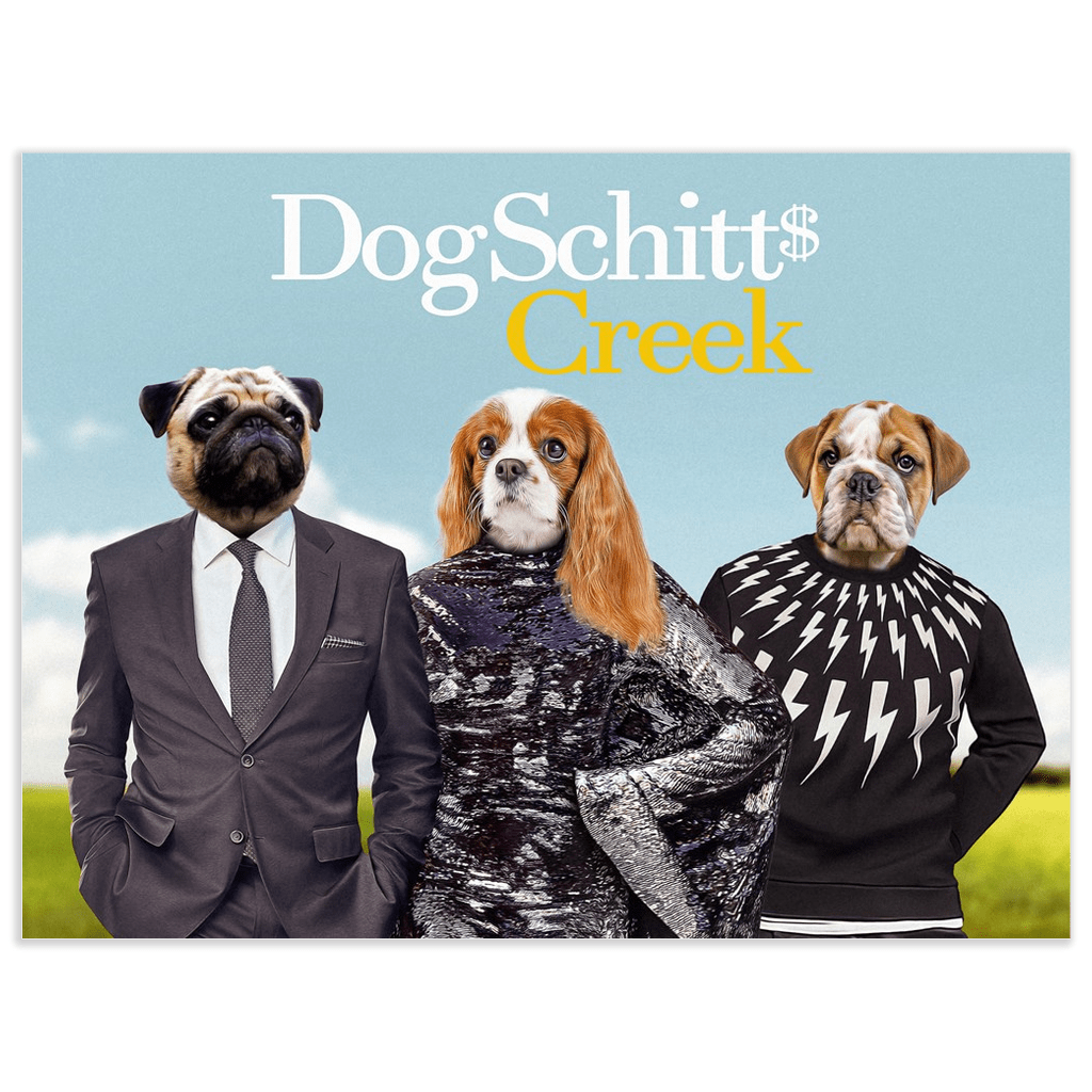 &#39;DogSchitt&#39;s Creek&#39; Personalized 3 Pet Poster