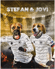 Puzzle personalizado de 2 mascotas 'Perros de Alemania'