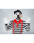 'The Mime' Personalized Pet Standing Canvas
