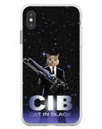 'Cat in Black' Personalized Phone Case