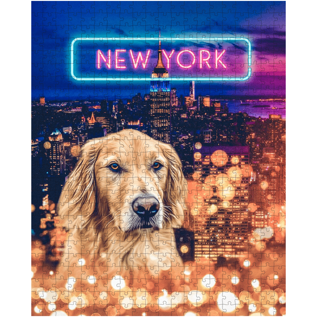 &#39;Doggos of New York&#39; Personalized Pet Puzzle