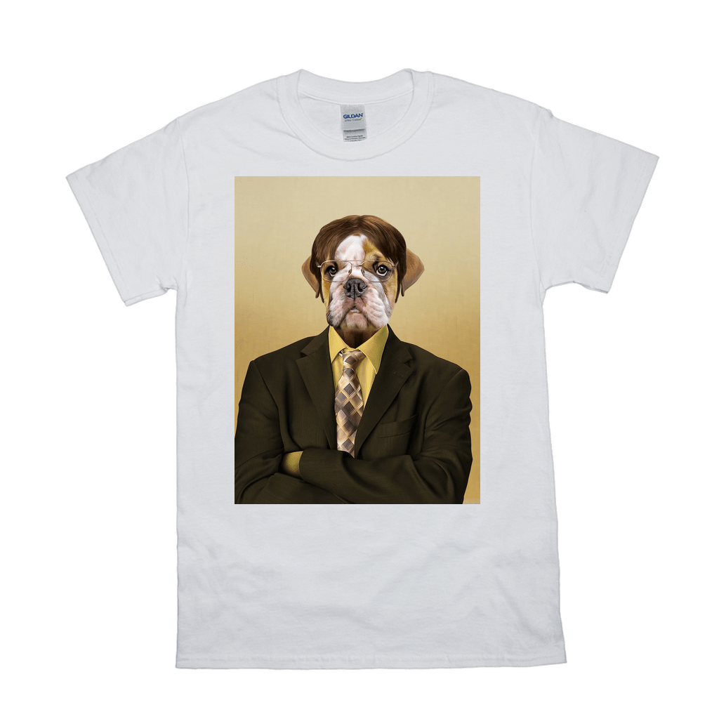 Camiseta personalizada para mascotas &#39;Dwight Woofer&#39; 