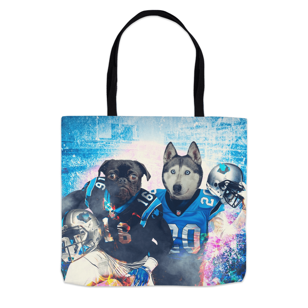 &#39;Carolina Doggos&#39; Personalized 2 Pet Tote Bag