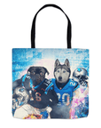 'Carolina Doggos' Personalized 2 Pet Tote Bag