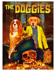 'The Doggies' Personalized 2 Pet Poster