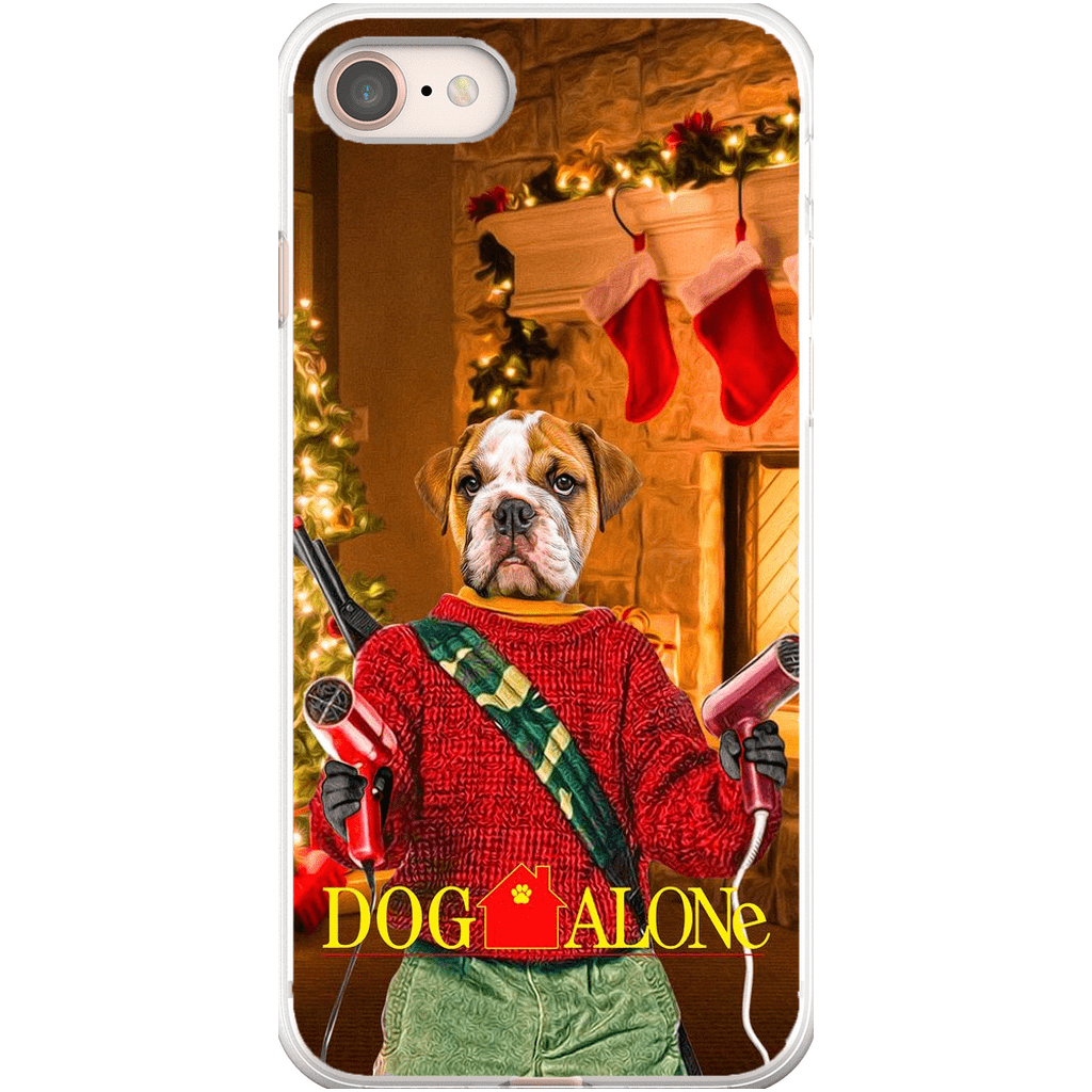 &#39;Dog Alone&#39; Personalized Phone Case