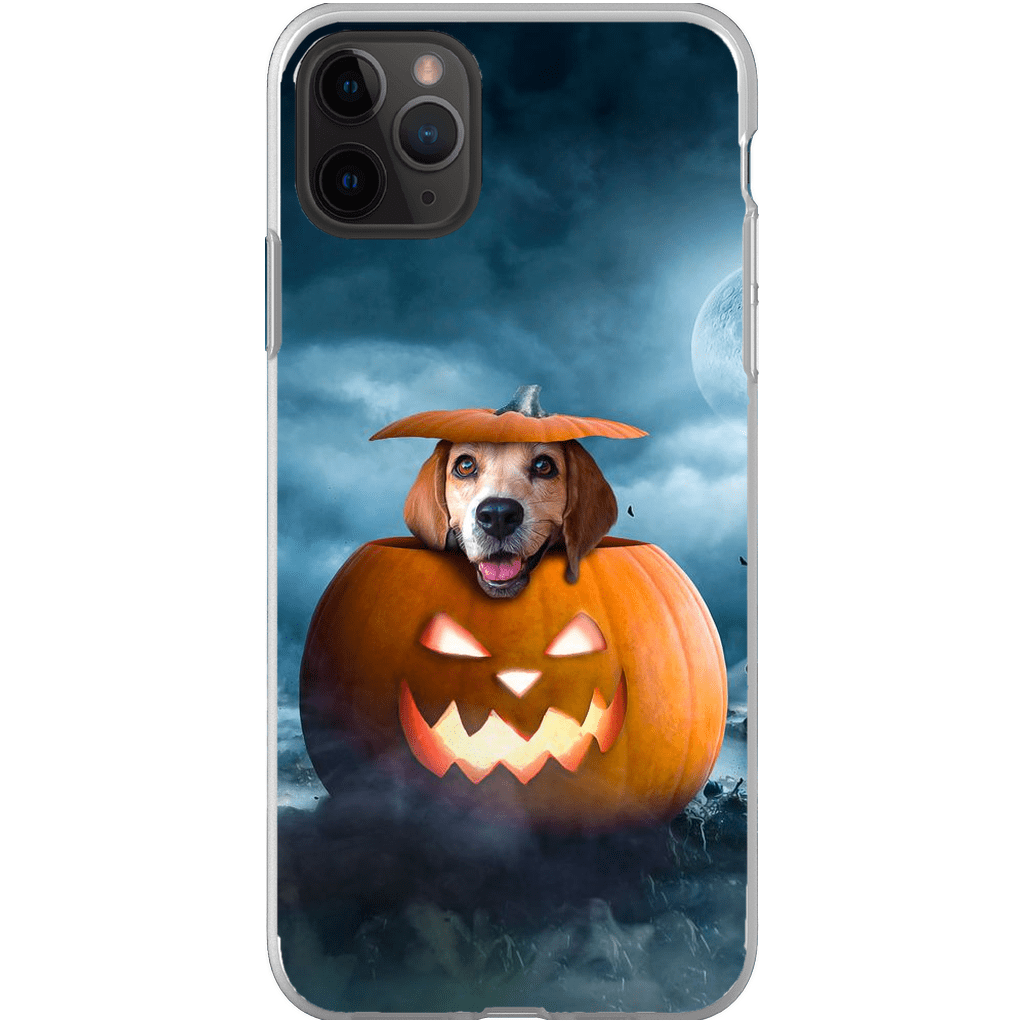 &#39;The Pawmpkin&#39; Personalized Phone Case