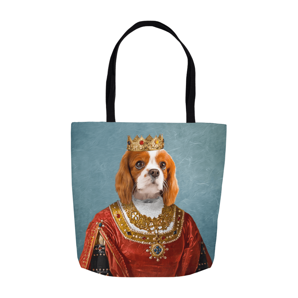 &#39;The Queen&#39; Personalized Tote Bag