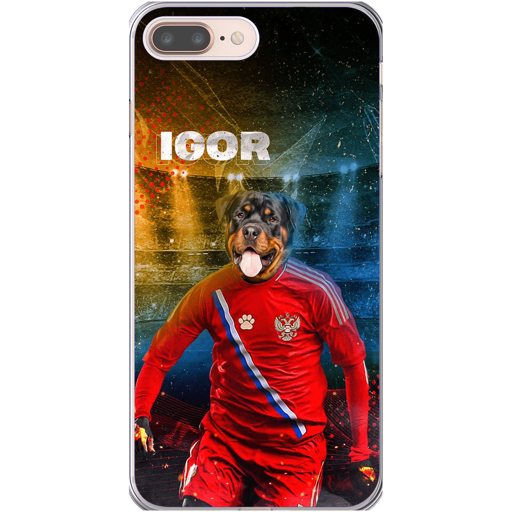Funda para móvil personalizada &#39;Russia Doggos Soccer&#39;