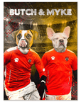 Póster Personalizado para 2 mascotas 'Austria Doggos'