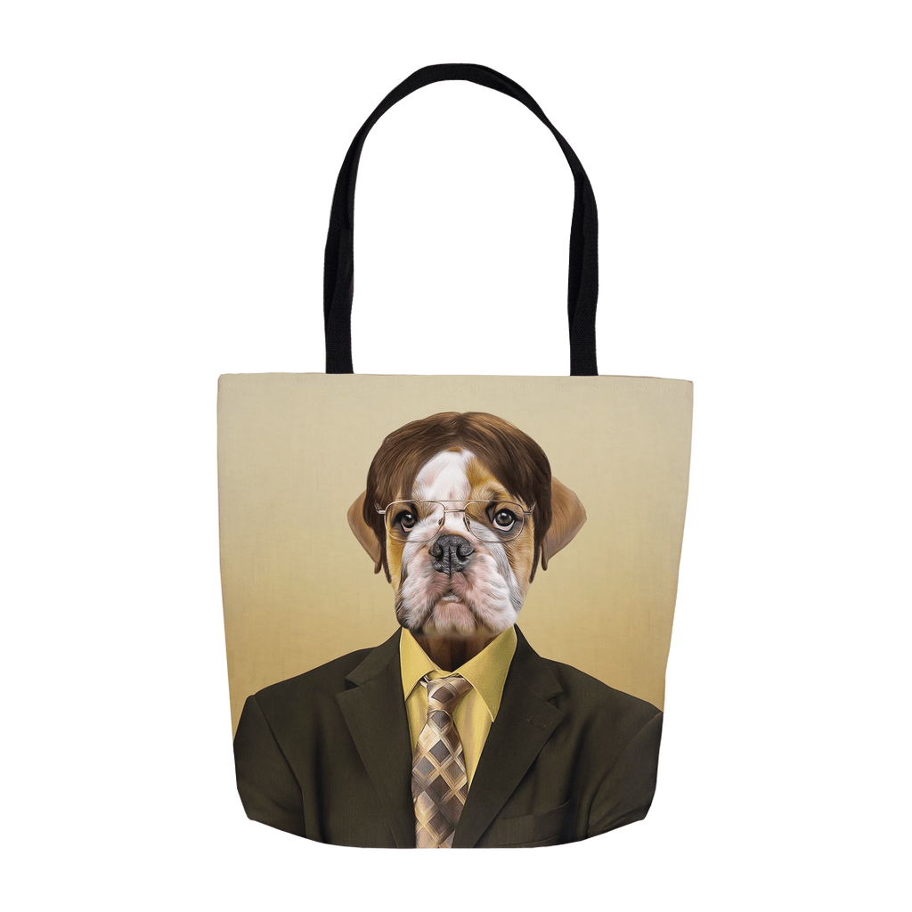 &#39;Dwight Woofer&#39; Personalized Pet Tote Bag