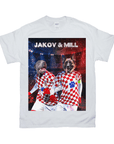 Camiseta personalizada con 2 mascotas 'Croatia Doggos'