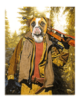 'The Hunter' Personalized Pet Standing Canvas