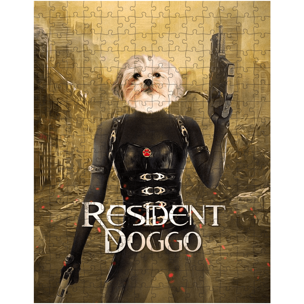 &#39;Resident Doggo&#39; Personalized Pet Puzzle