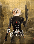 Rompecabezas personalizado para mascotas 'Resident Doggo'