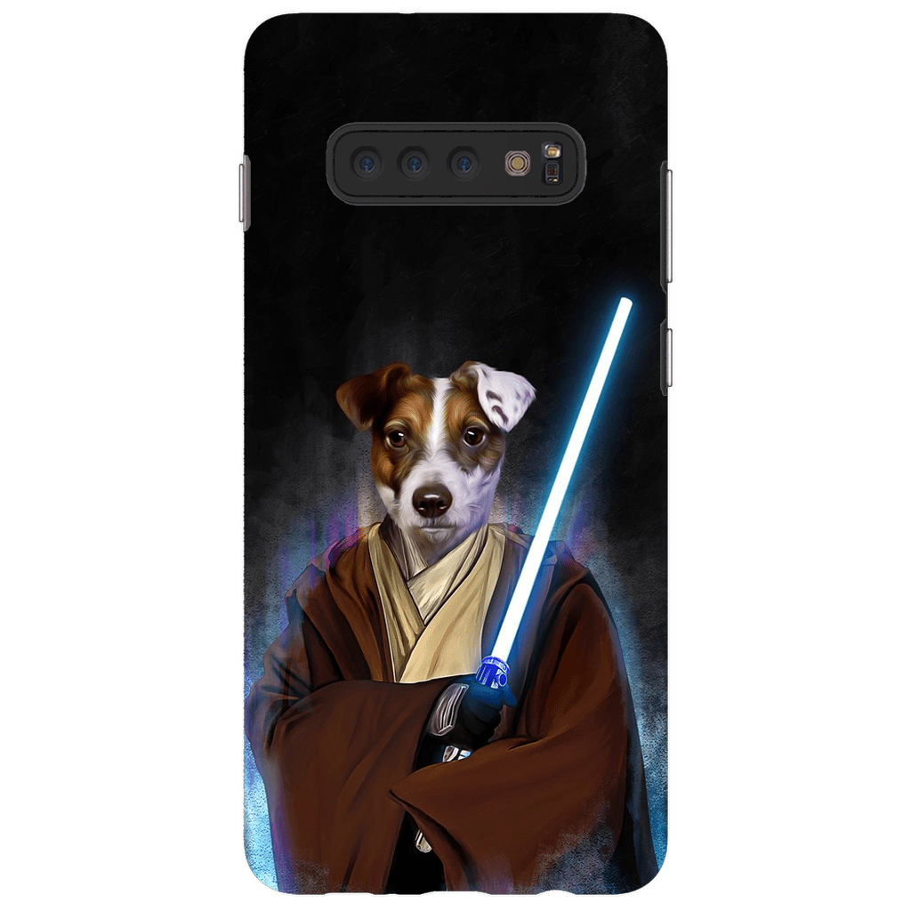Funda para móvil personalizada &#39;Doggo-Jedi&#39;