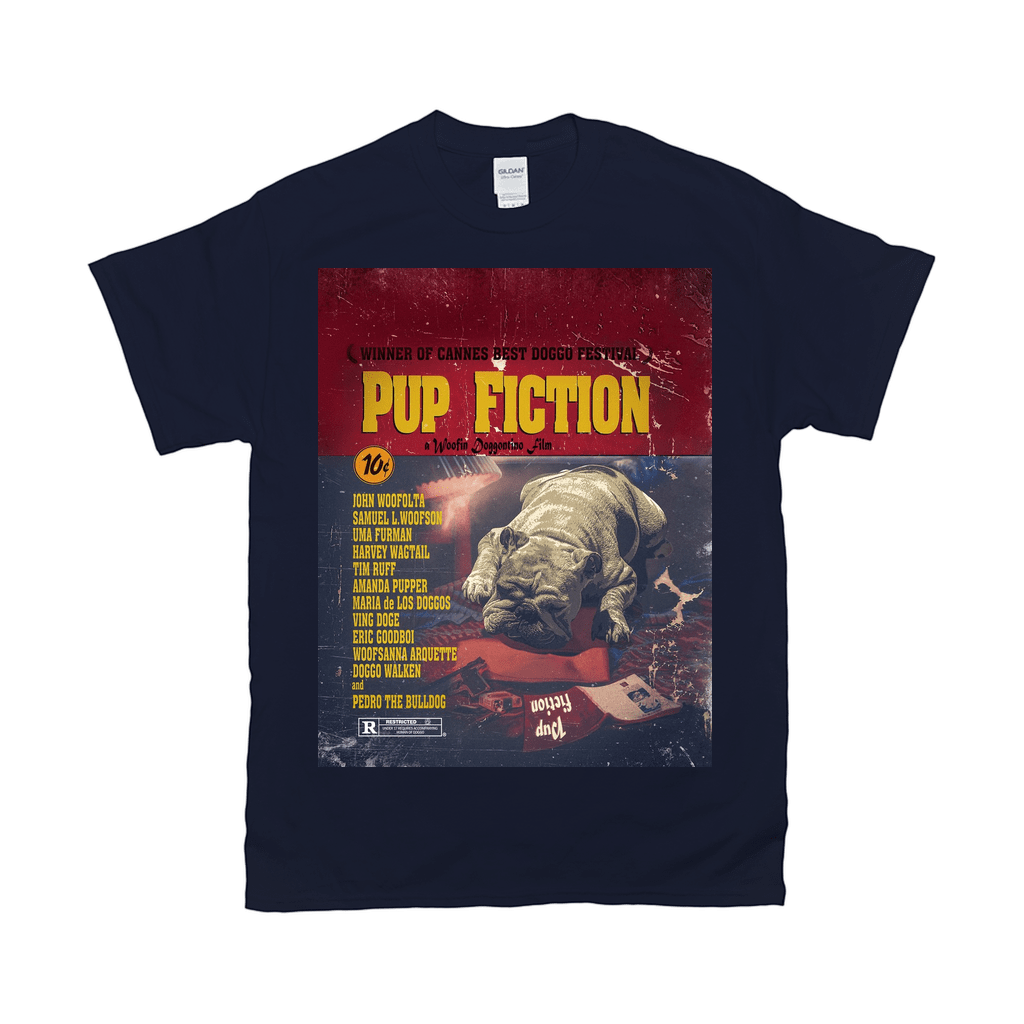 &#39;Pup Fiction&#39; Personalized Pet T-Shirt
