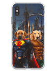 'Superdog & Aquadog' Personalized 2 Pet Phone Case