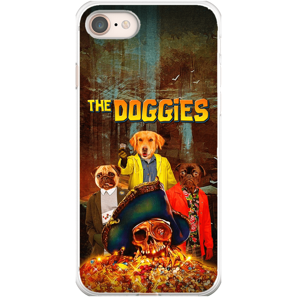 &#39;The Doggies&#39; Funda personalizada para teléfono con 3 mascotas
