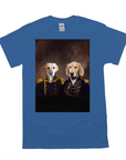 'The Admiral And The Captain' Personalized 2 Pet T-Shirt
