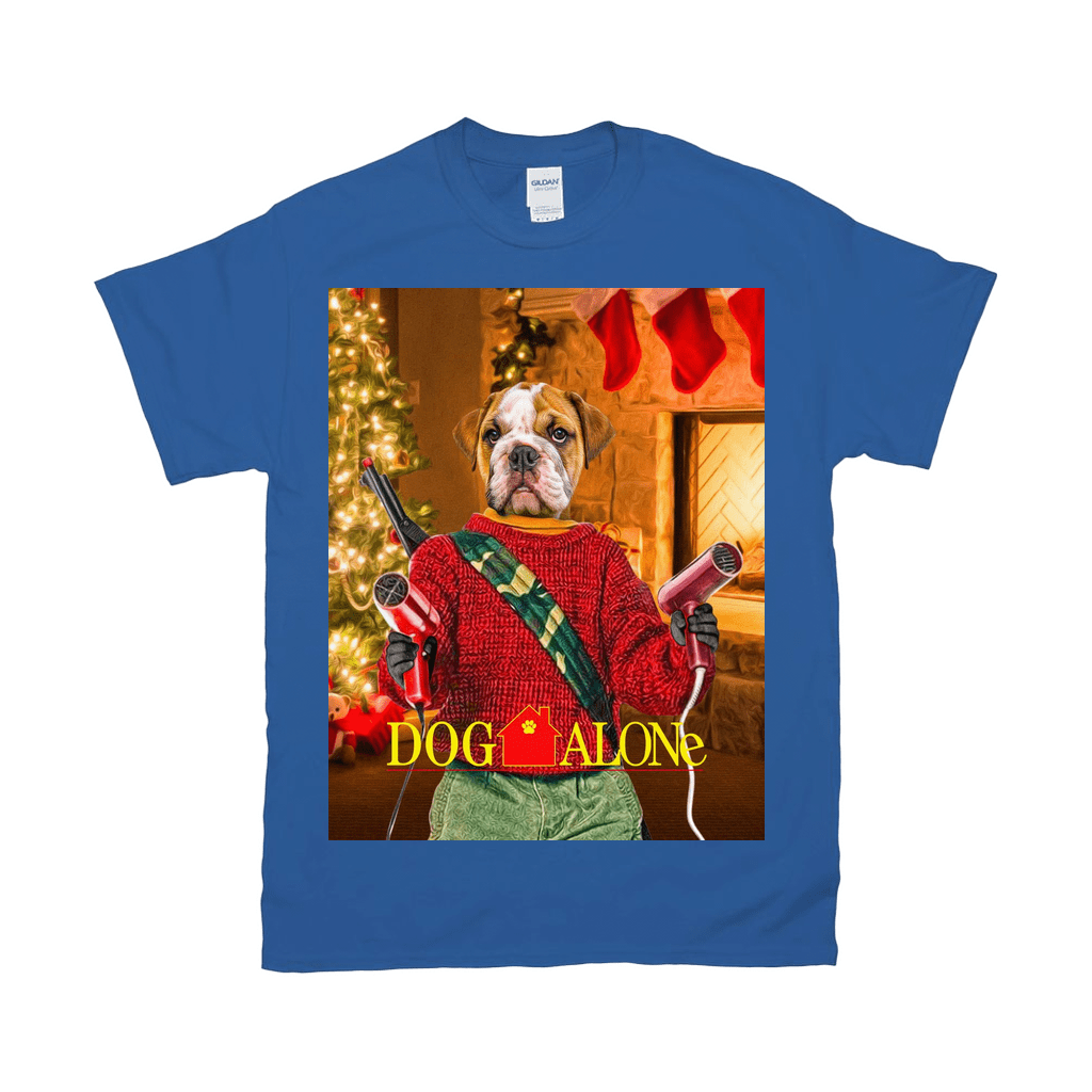 &#39;Dog Alone&#39; Personalized Pet T-Shirt