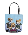 Bolsa de mano personalizada para 3 mascotas 'Step Doggos &amp; Doggette'