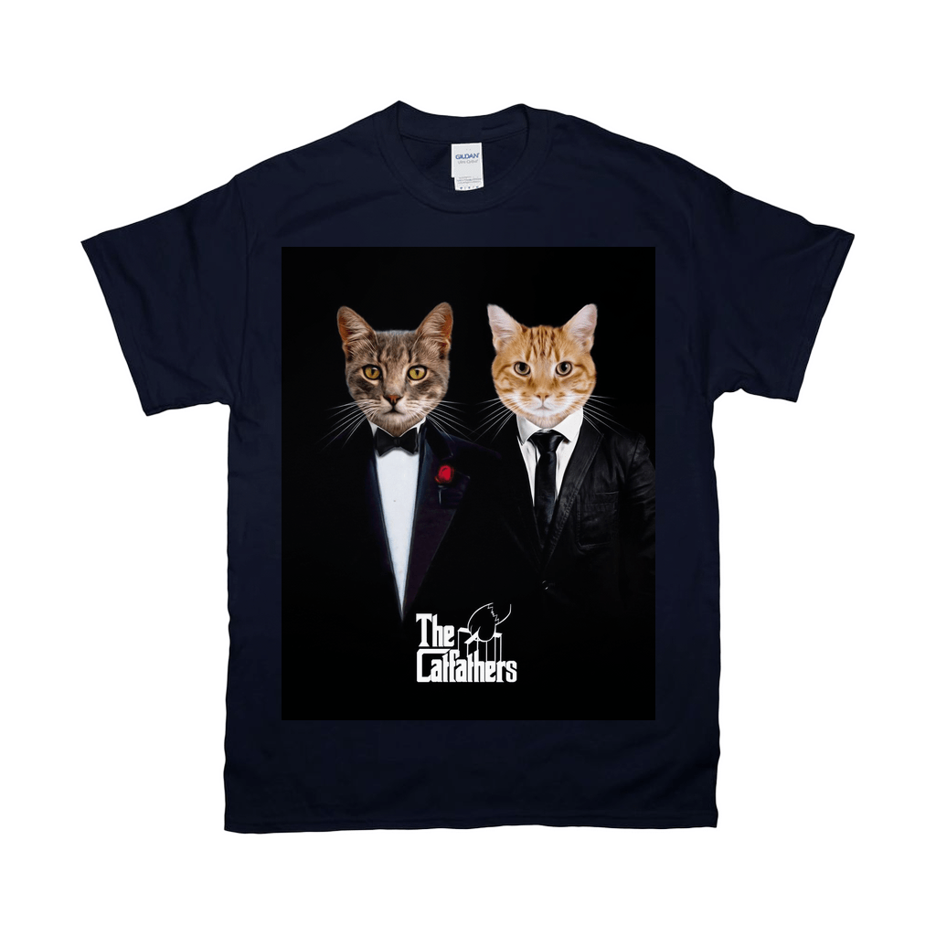 Camiseta personalizada con 2 mascotas &#39;The Catfathers&#39; 