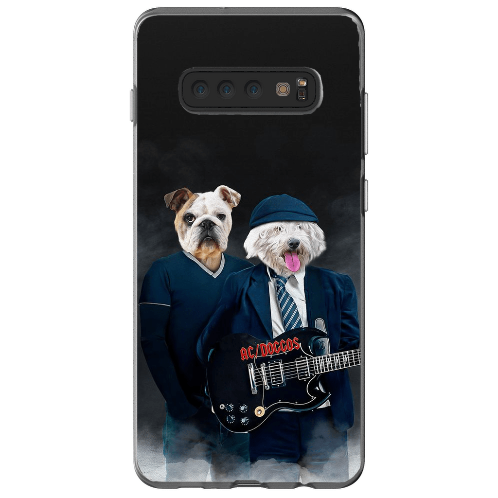 &#39;AC/Doggos&#39; Personalized 2 Pet Phone Case