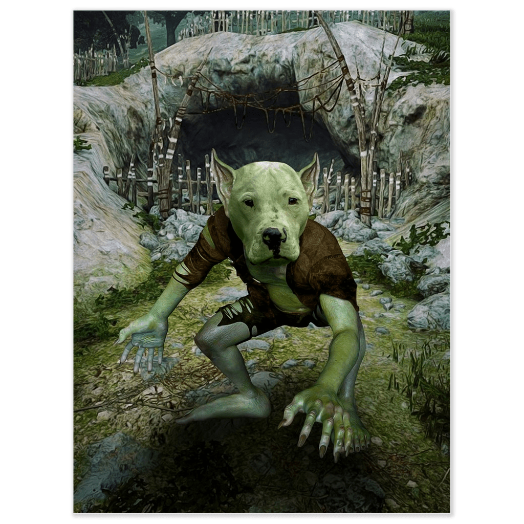&#39;The Goblin&#39; Personalized Pet Poster