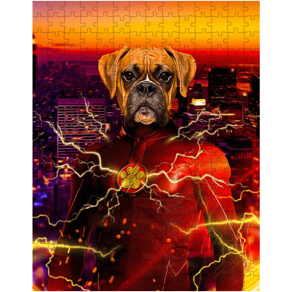 Rompecabezas personalizado para mascotas &#39;Flash Doggo&#39;