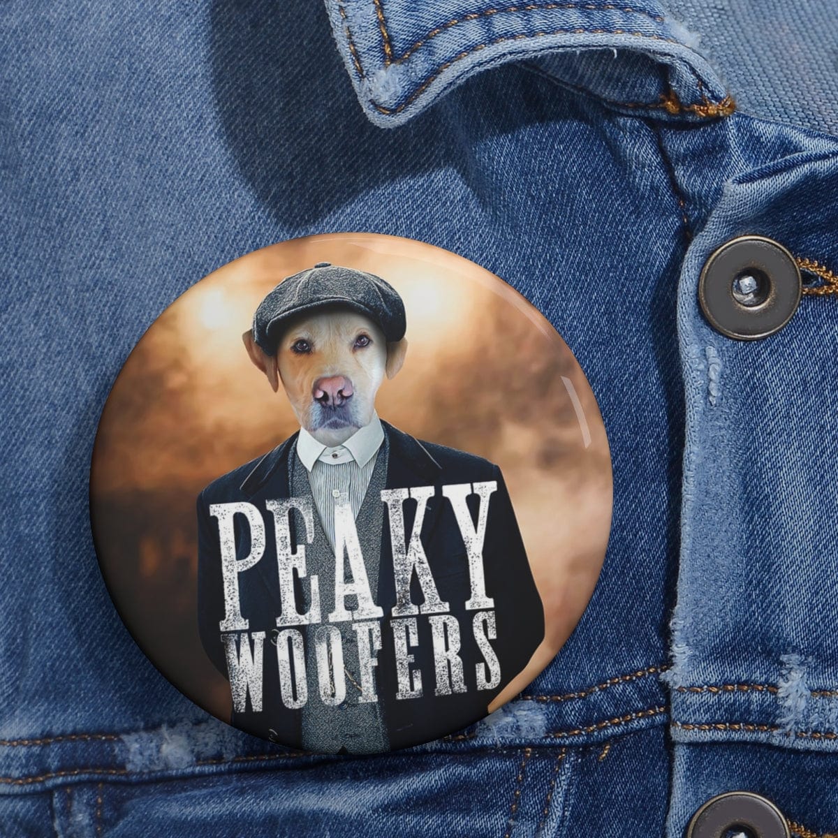 Peaky Woofer(s) ( 1 - 3 Pets) Custom Pin