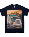 'The Truckers' Personalized 2 Pet T-Shirt
