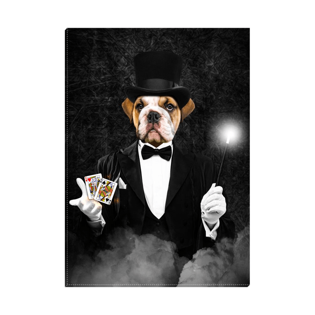 &#39;The Magician&#39; Personalized Pet Standing Canvas