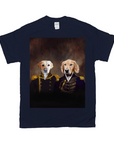 'The Admiral And The Captain' Personalized 2 Pet T-Shirt