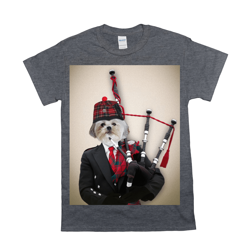 &#39;The Bagpiper&#39; Personalized Pet T-Shirt