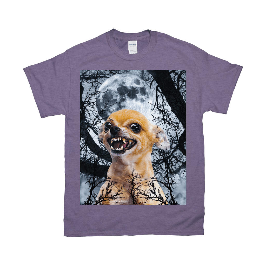 &#39;The Fierce Wolf&#39; Personalized Pet T-Shirt